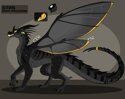 OC ref ( would be 1 front view and added visual notes )