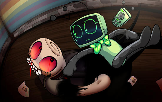 Render practice ( Would be fullbody + rendered shading + background + added chara )